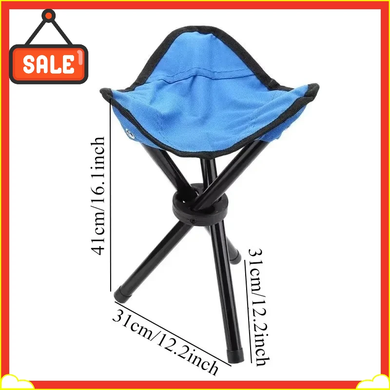Tabouret pliant d'extérieur compact très vendu, multifonctionnel pour la pêche, le camping et comme siège portable pour le parc