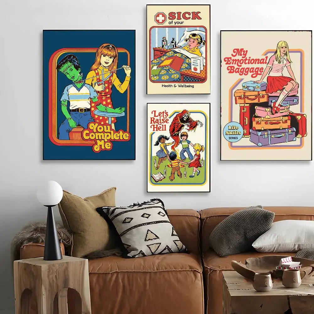 ملصق فني رعب من My First Knife Fight ستيفن رودس مع مطبوعات هدية تزيين غرفة النوم وغرفة المعيشة