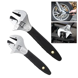 8 /10 inch Adjustable Ratchet Wrench with Non-Slip Handle Plumbing Bathroom Pipe Repairing Tool Ratchet Monkey Wrench