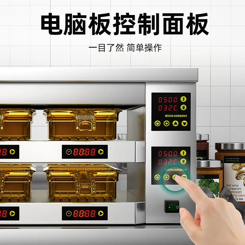 Commercial hamburger meat filling insulation cabinet incubator fast food chain store Western fast food special