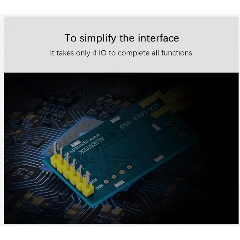 2PCS -LORA-01 LORA Wireless Module TTL Serial Port Communication SX1278 410-441MHZ Wireless Module 3000M