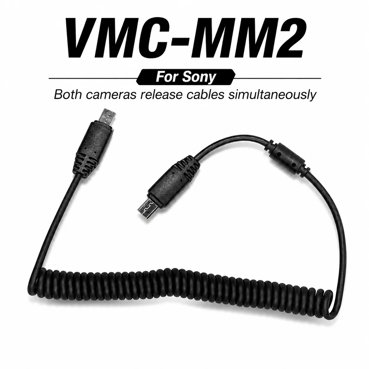 Vmc-mm2 para sony multi para multi usb s2 cabo de sincronização de câmera dupla de liberação do obturador para rx0 a9 a7 a7s a7r ii iii iv rx10 m2 m3 m4