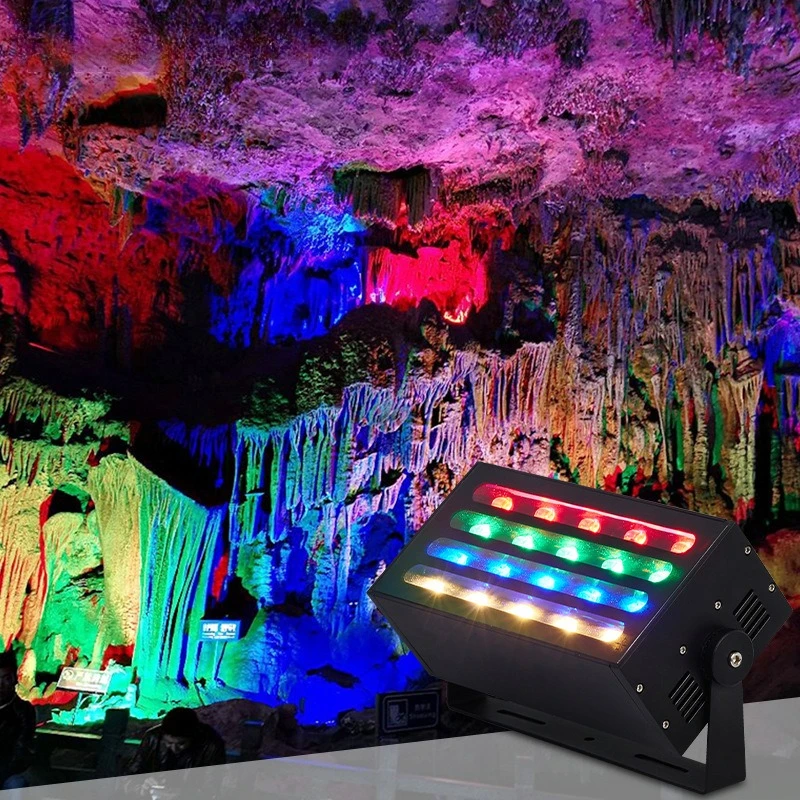 New RGB Color Changing Tree Flood Light IP65 Waterproof Adjustable Bracket Landscape Lamp For Park Villa Garden Plant Lighting