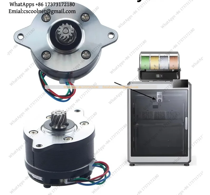 JS02 Extruder Stepper Motor 12 Tooth Gear For Creality K2 Plus 3D Printer