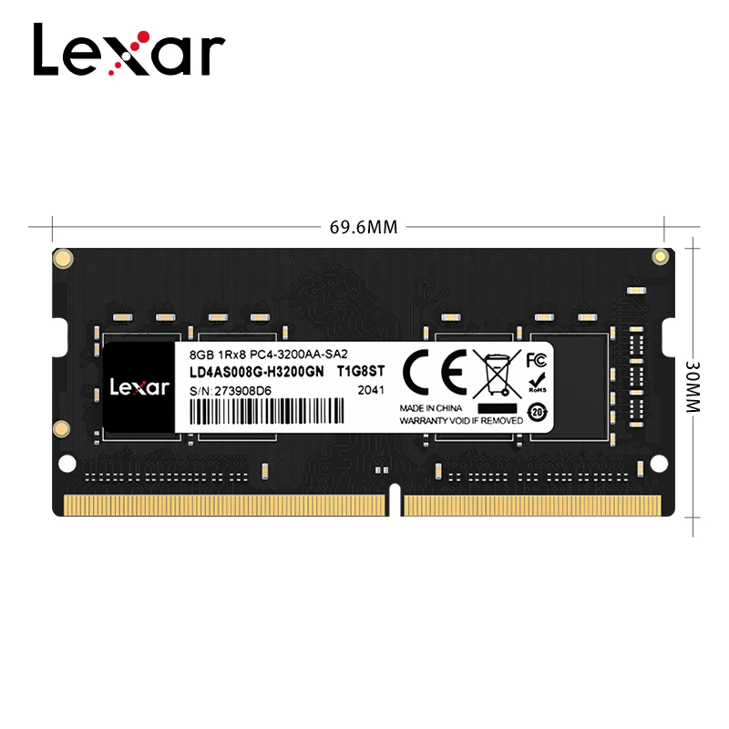 Original Lexar SODIMM RAM 3200Mhz 8GB 16GB DDR4 High Performance Random Access Memory ddr4 3200 For Laptop