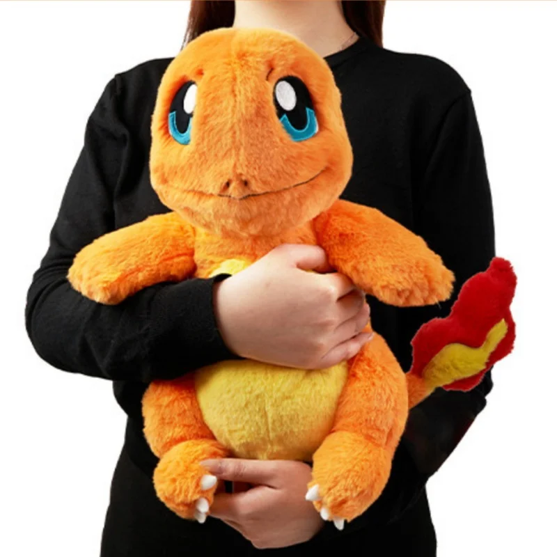 Pokémon Warm Companion Series Large Charmander Plush Toy & Pillow - Kids' Birthday Gift & Cuddly Friend