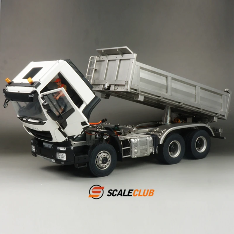 Scaleclub RTR-Lieferversion 1/14 6x6 vollmetall hydraulischer 3-Wege-Muldenkipper-LKW-Modell