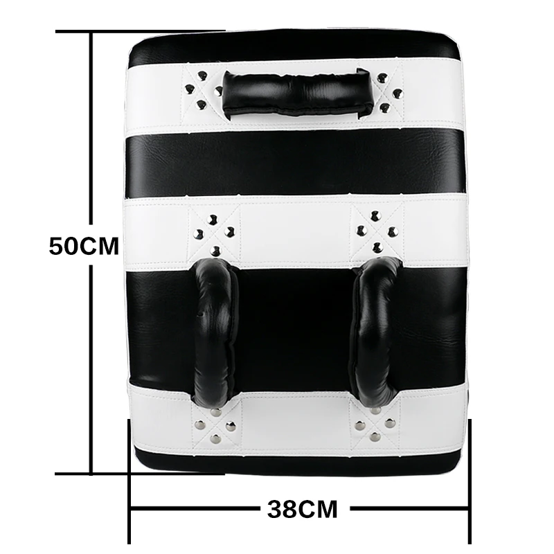 50*38*12cm Big Round Boxing Pad TKD Kick MMA Punch Shield Foot Pads Karate target Muay Thai Focus Punching Pad