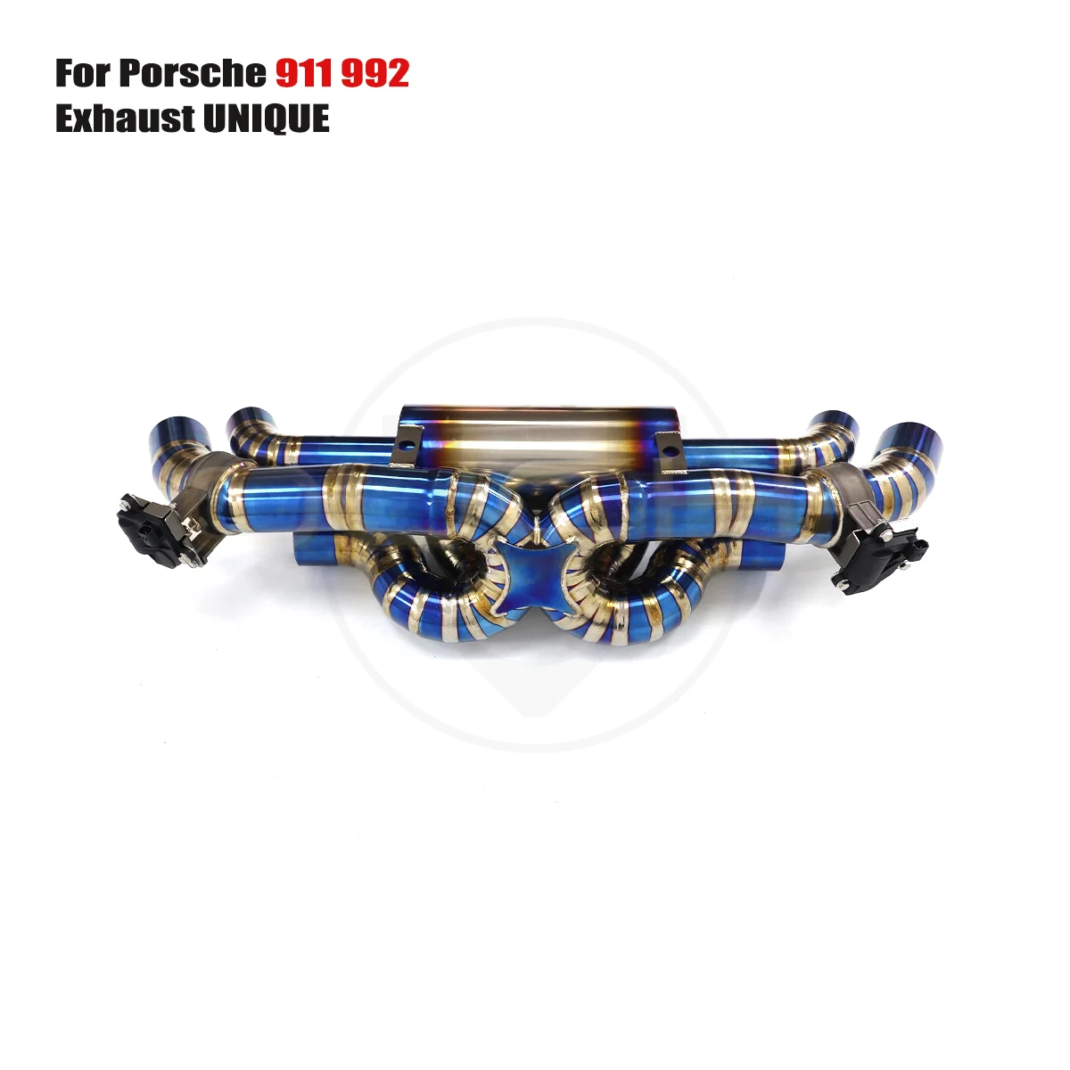 

UNIQUE For Porsche 911 992 performance valve titanium exhaust system TC4 titanium alloy exhaust muffler