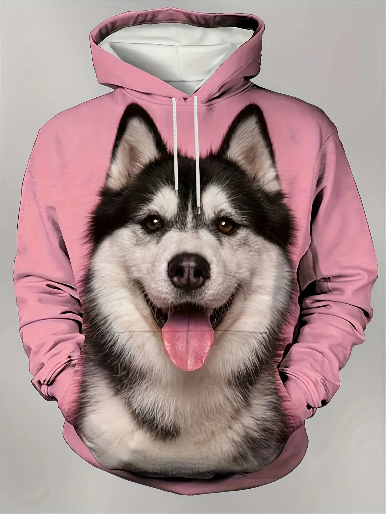 

Fashion Animal Pattern Men's Hoodie 3D Dog Print Pullover Sweatshirt Tops Autumn Winter Street Casual Y2K Men Oversized Clothing
