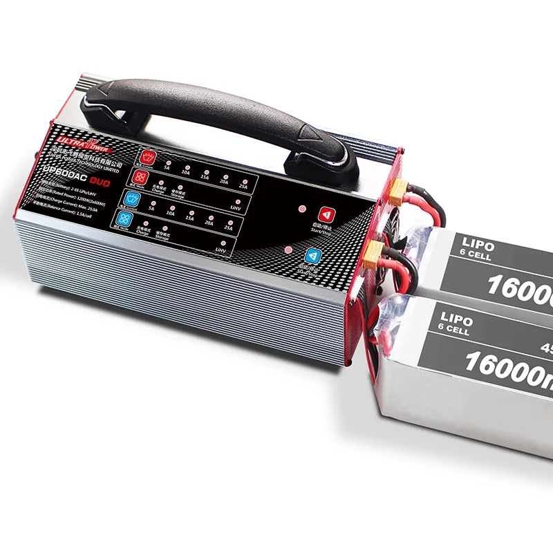 

UP600AC DUA 2-6 s lipo lihv charger 1200W(2x600W)