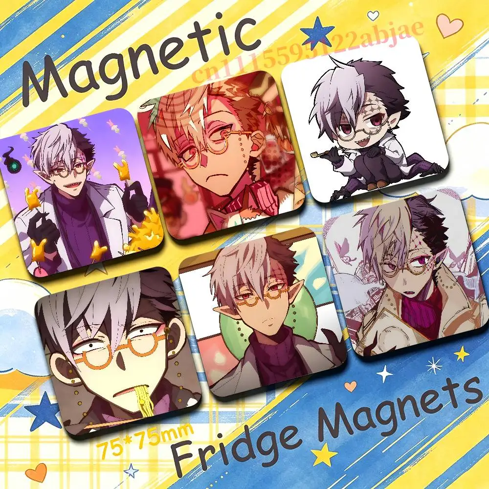 J-Jibaku Shounen Hanako-kun T-Tsuchigomori Fridge Magnetic Magnet PVC Memorial Decor for Family Friends Students Adults