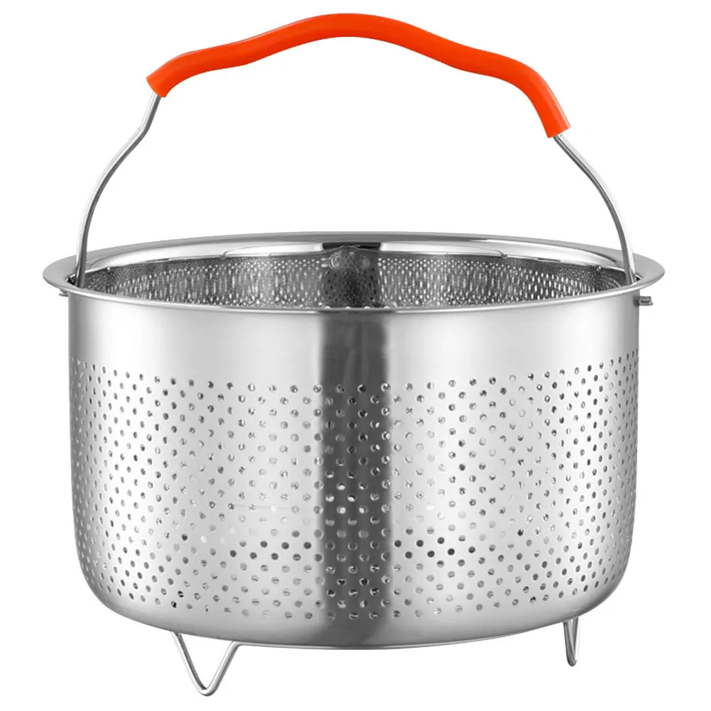 

3.5L Steamer Basket Stainless Steel Steam Rack For Rice Cooker Pot Vegetables Dumplings Eggs Kitchen Supplies Multi-Function