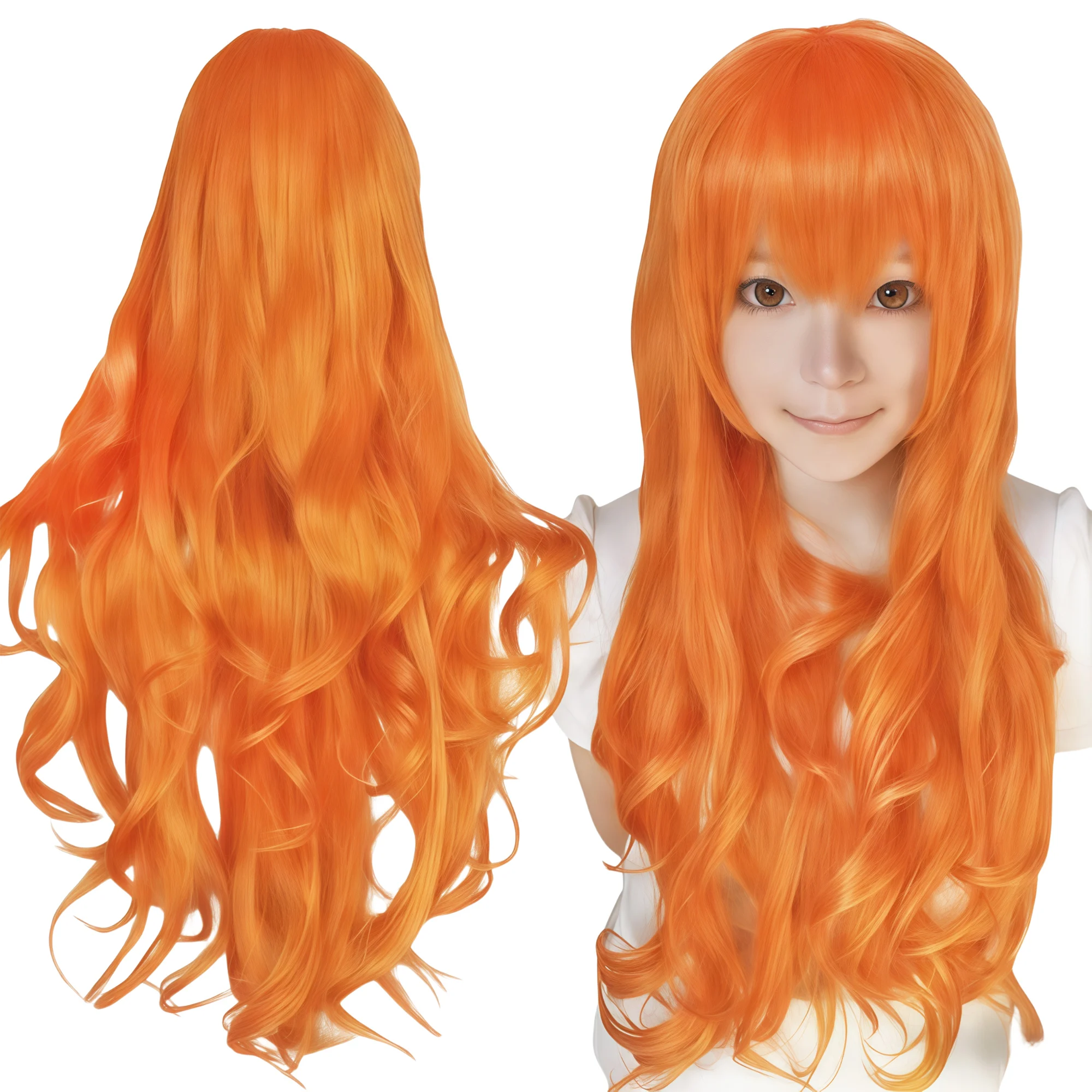 Pure White Lolita Long Curly Cosplay Wig