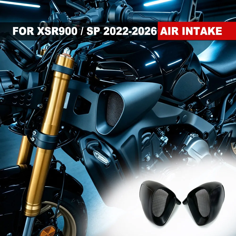 Motorcycle Modification Air Inlet For YAMAHA XSR900 2022-2026 Fairing Fuel Tank Decorative Cover Front Air Intake Mask