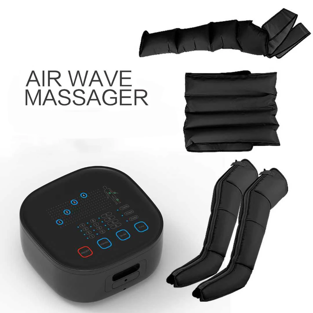 

Система восстановления ног с воздушным сжатием, массажер для ног для кровообращения и релаксации, массаж икр, устройство для облегчения боли в мышцах