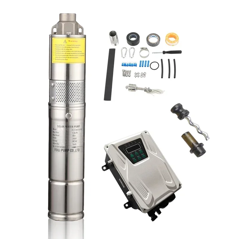Top Quality First Sharing Good Things 80m Head Dc Solar Pumps For Irrigation Deep Solar Helical Deep Well Pump With Screw 24V S