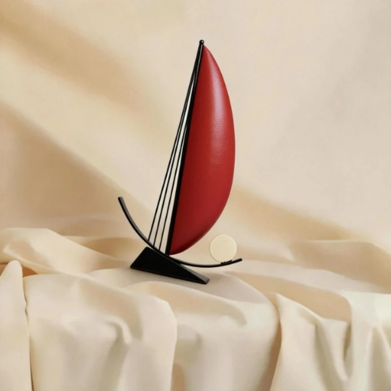 Smooth sailing, sailing art ornaments, blessing gifts, gift boxes, simple and modern living room