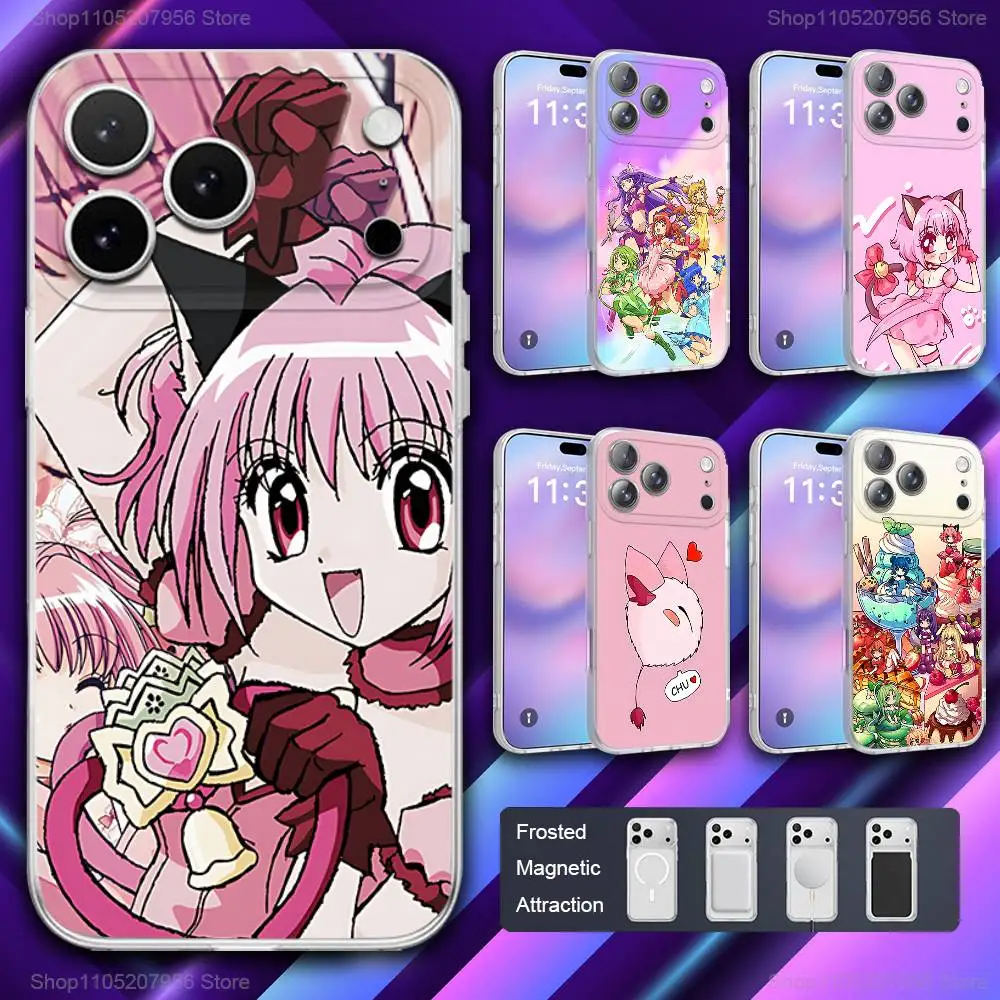 Casing HP T-Tokyo Anime Mew Untuk iPhone 11,12,15,14,13,17,16,Pro,Plus,E,Max,Air,Mini Magnetic Frosted Cover