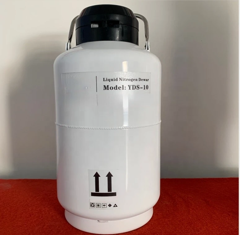 10 liter Cryogenic liquid nitrogen tank YDS-10 storage container dewar flask cylinder