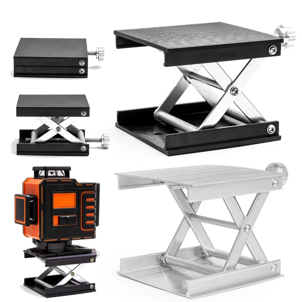 Adjustable Height Router Lifter Platform Lab Experiment Plate Table Stand Rack