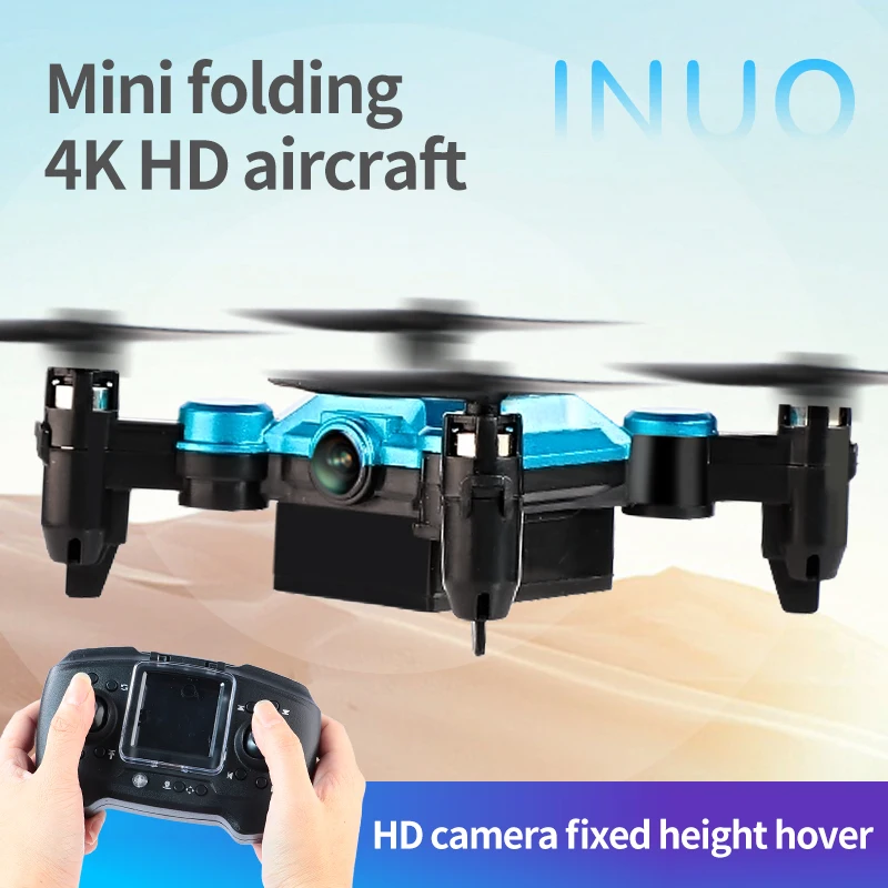 2022 New four-axis mini aerial photography 4K drone stunt remote control aircraft anti-fall fixed height toy micro aircraft