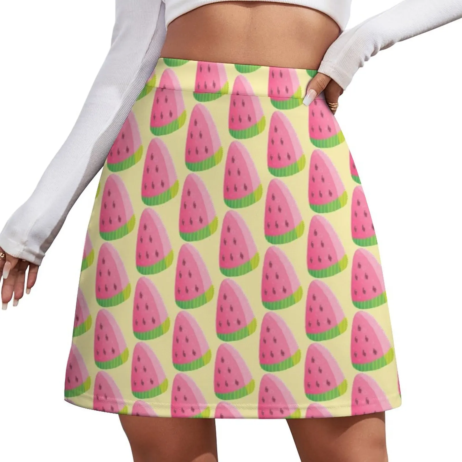 

Watermelon Mini Skirt short skirt Female dress