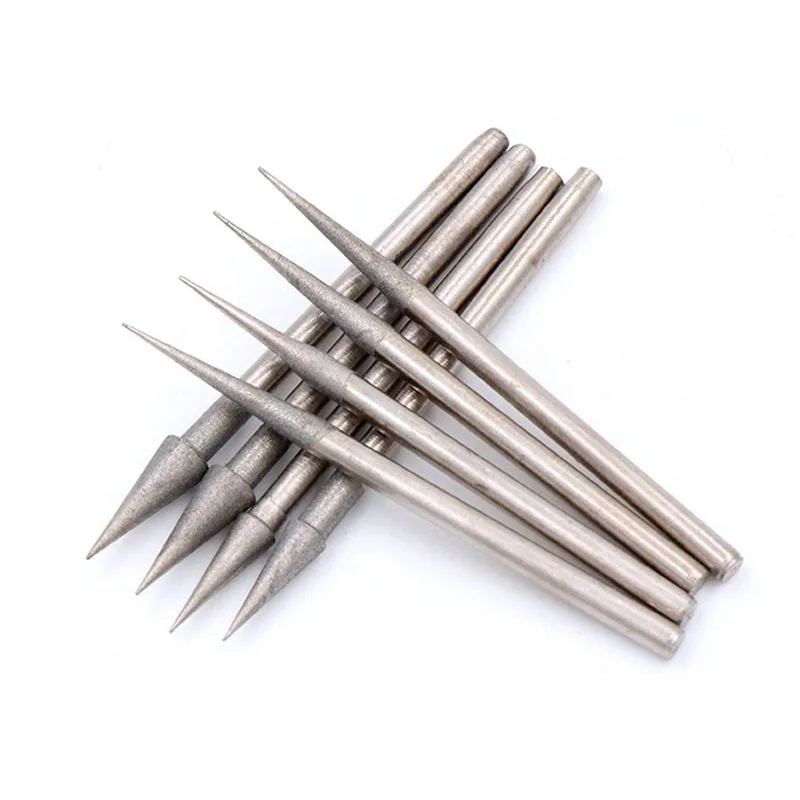 2.35 Shank Diamond Grinding Head Needle Engraving Carving Polishing Bits Burrs Carving Peeling Jade Stone Glass Metal Ceramic