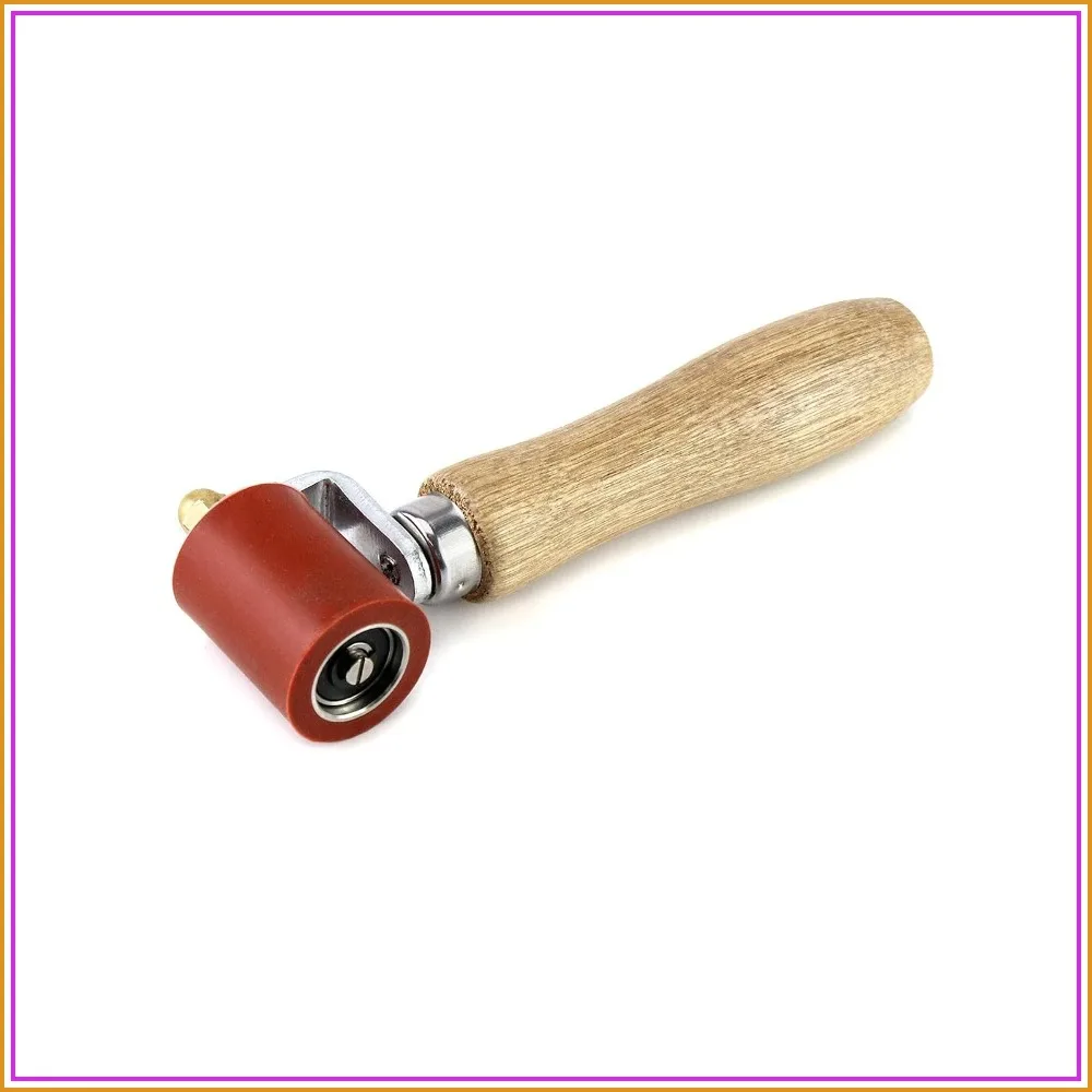 Silicone Seam Roller, High Temp Resistant Hand Pressure Roller for Welding, 40mm, Red
