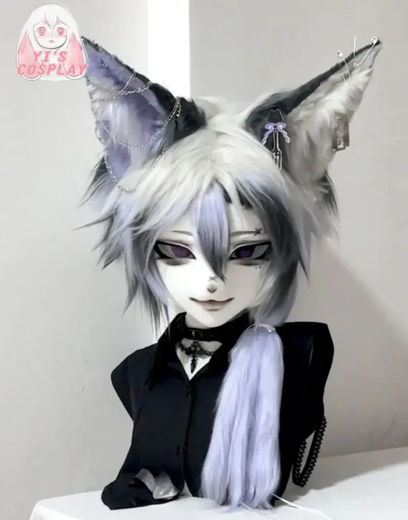 

Handmade Custom Fursuit head Furry Yis cosplay Kigurumi Head Cosplay Kemono Headsets Beast Customized Fursuit Kemono Head