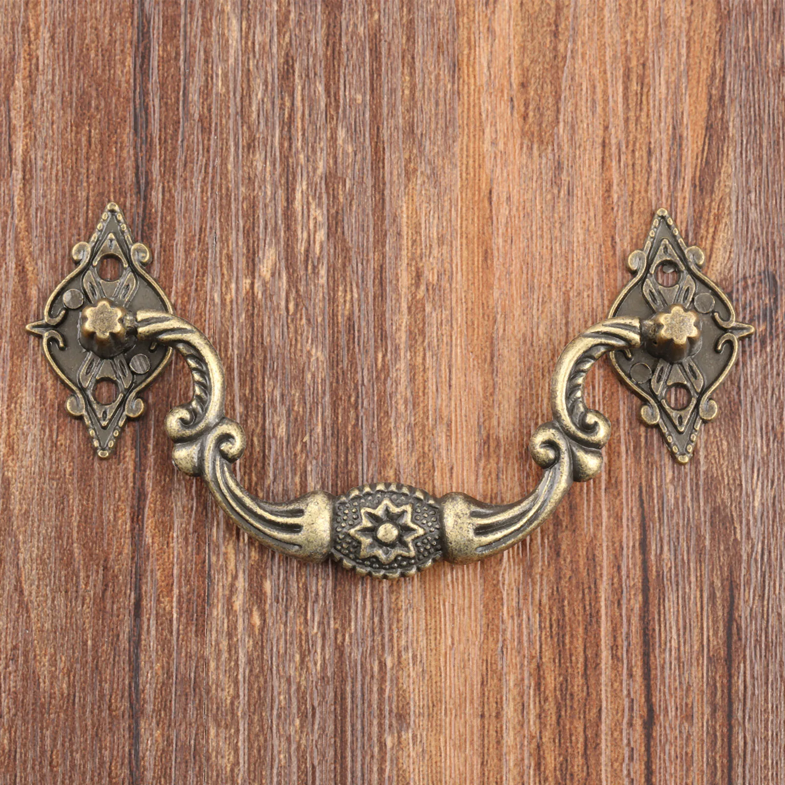 1PC 95mm/116mm/155mm Retro Design Handle For Furniture Cupboard Cabinet Bookcase Drawer Home Office Shop Antique Bronze