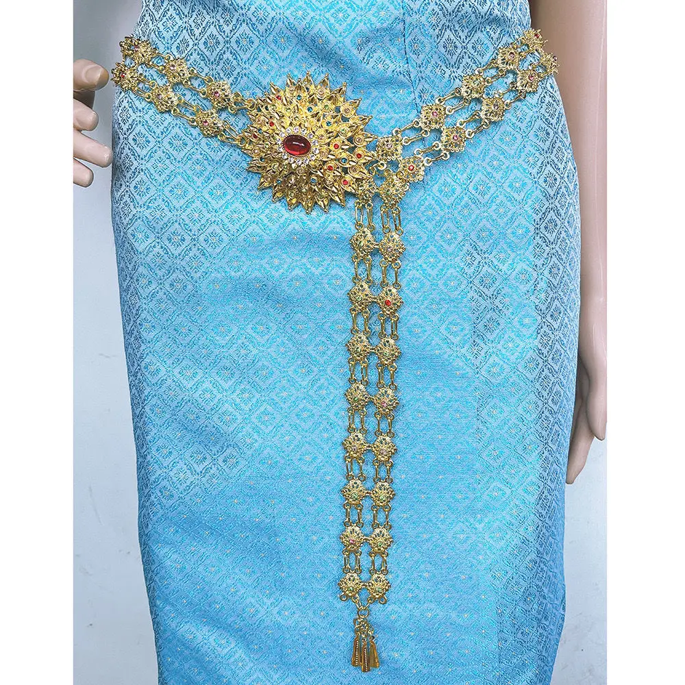

Dai diamond belt Thai clothing accessories alloy waist chain