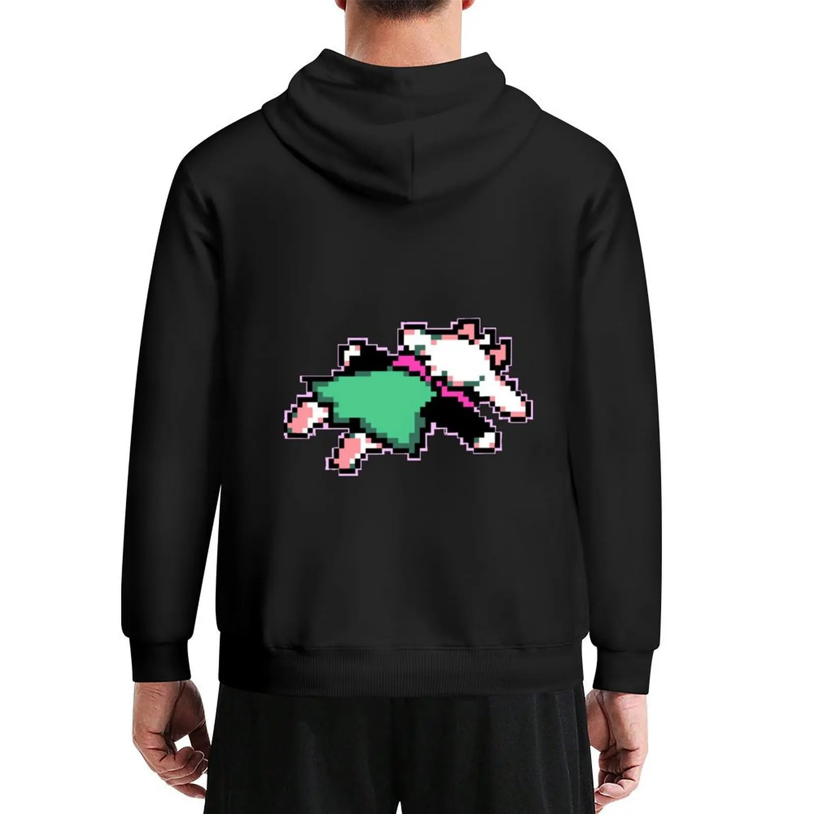 

Ralsei Splat Pin Hoodie anime clothes men's sweat-shirt set men clothes men's winter sweater designer hoodies