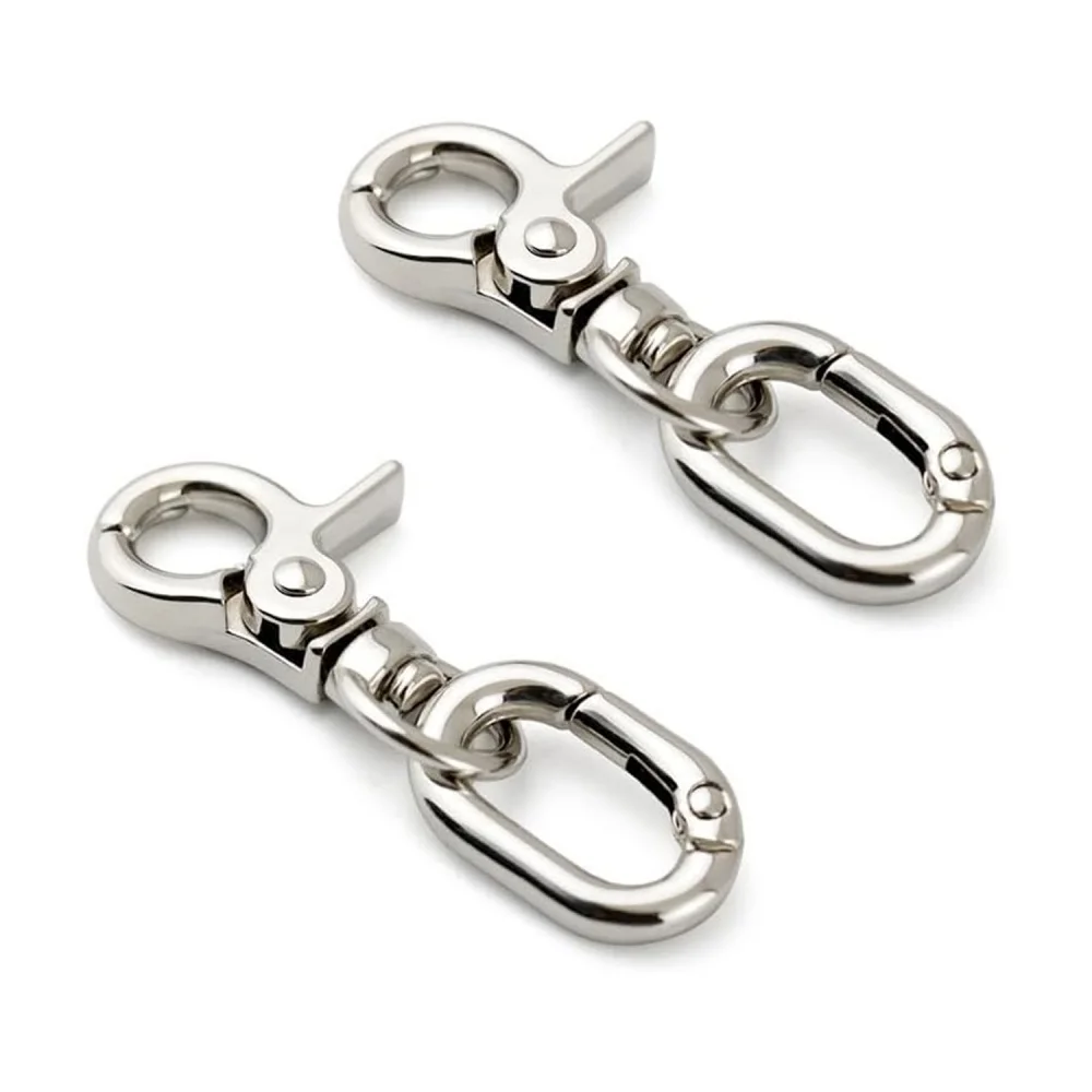 2pcs Double Opening Keychain Clip Set