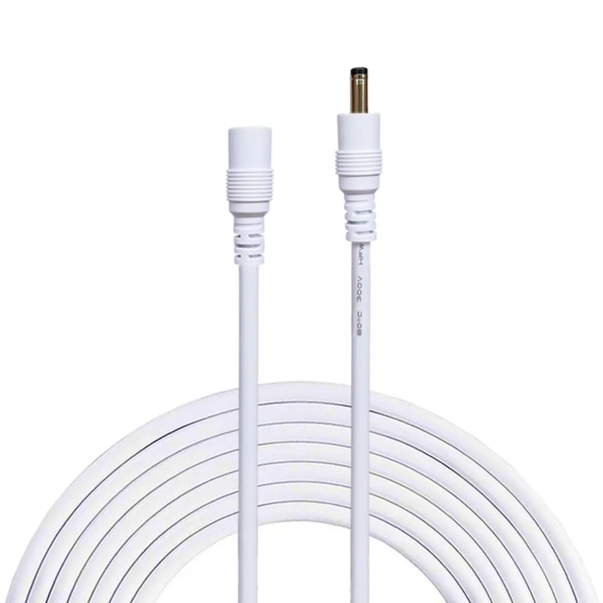 5m/16.4Feet DC Power Adapter Extension Cable, 1.35 mm x 3.5 mm Male to Female Jack DC 5 V Power Adapter Plug Extension Cord