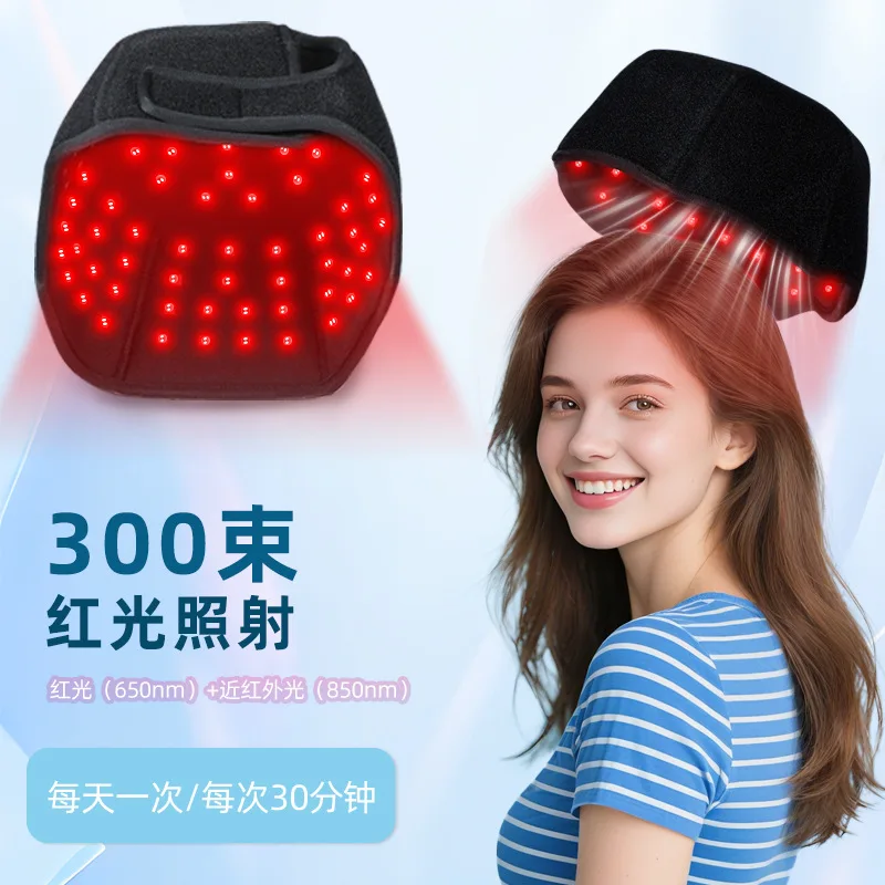 

LED Red Light Hair Care Cap - Infrared Hair Growth Hat, Scalp Hot Compress Therapy, Anti-Hair Loss/Oil Control, Portable Home Us