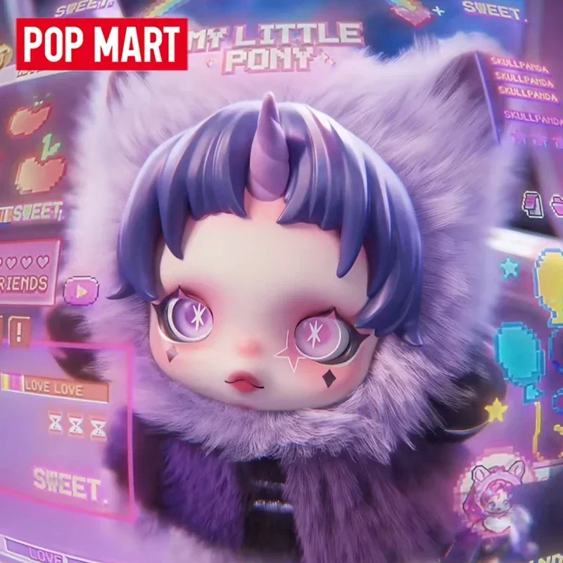 

POP MART SKULLPANDA x My Little Pony Серия: Плюшевые куклы-подвески, игрушки-сюрпризы в закрытых коробках, аниме-фигурки, коллекционные фигурки, загадочные коробки-сюрпризы с куклами