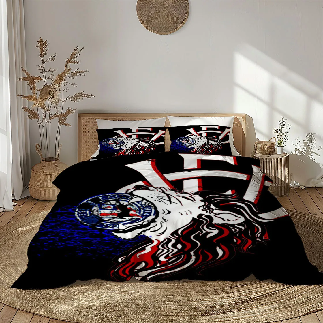 Conjunto de Capa de Edredom Vitória Brazile para Cama de Solteiro, Casal, King Size, Twin e Queen Size (Padrões EU e US) - Roupa de Cama