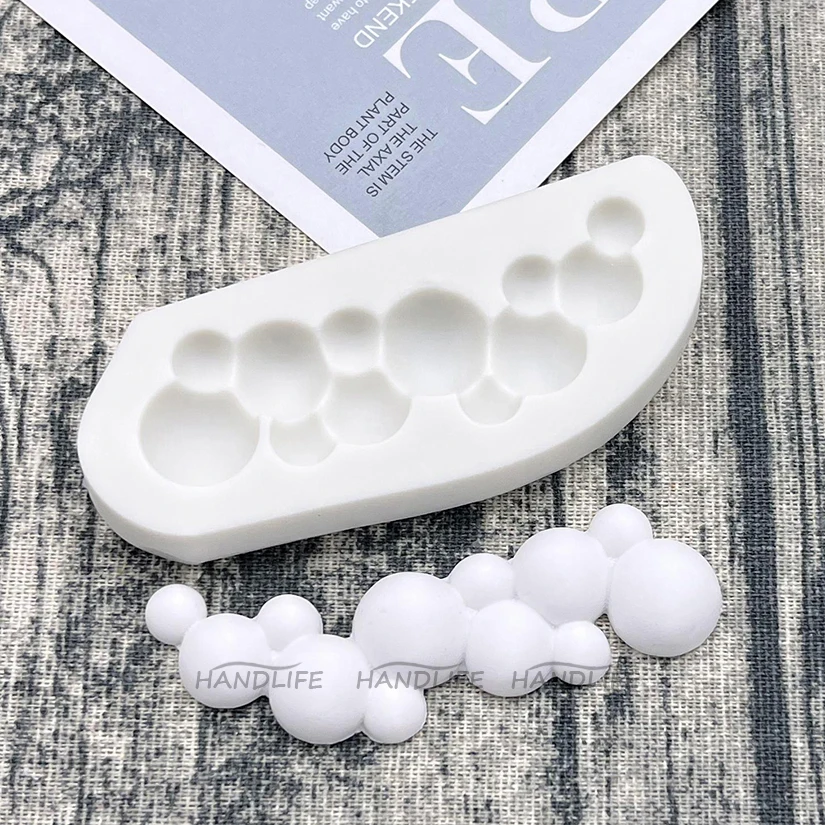 Perle Kreis Silikon Sugar Mold Harz Werkzeuge Cupcake Backform Fondant Kuchen Dekorieren Werkzeuge – Detail 3