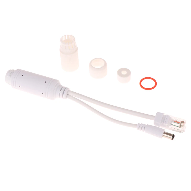 48V To 12V POE Spliter Waterprrof With Video And Power Adapter Cable Supply Module Injector For IP Camera Extender