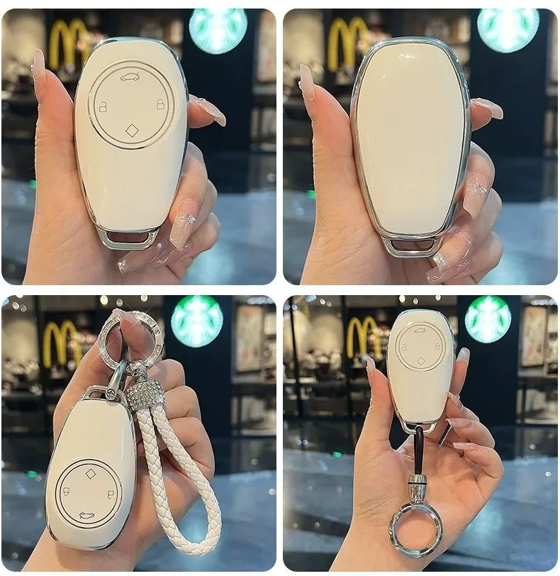 TPU Autoschlüssel-Hülle für Leapmotor T03 C10 C11 C16 C01 B10 B01 B05 S01 NFC-Karten-Schlüsselanhänger Fernbedienungsabdeckung Zubehör – Detail 5