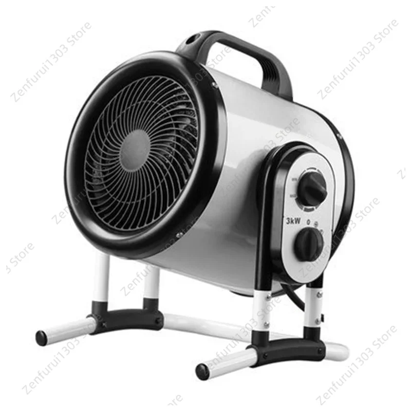3000W High-power Finned Heater Household Quick-heat Hot Fan Industrial Dryer Bathroom Heater 220V