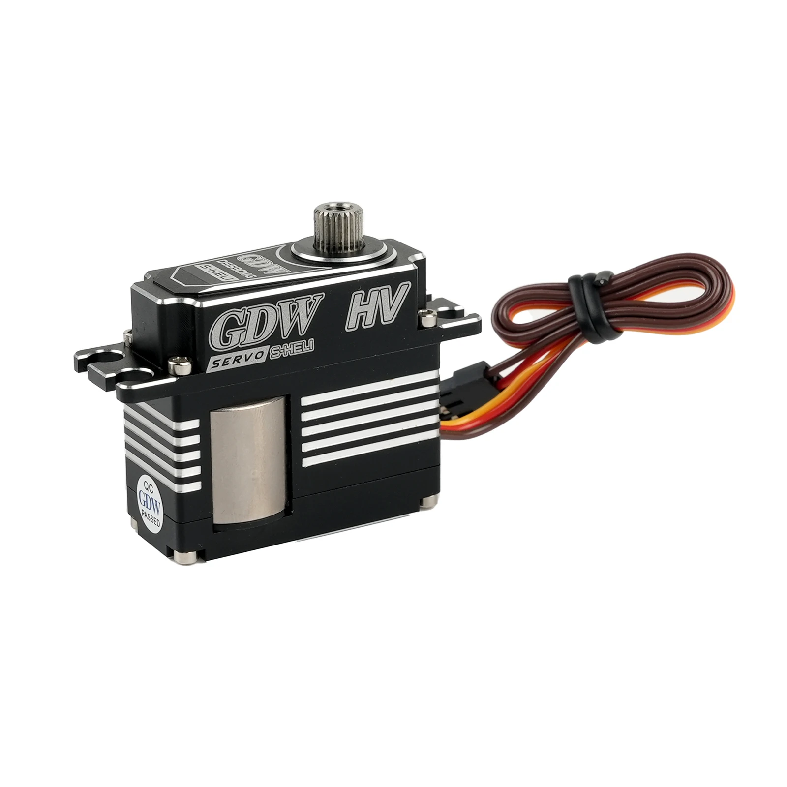 GDW DS590MG 12 كجم أجهزة رقمية بدون قلب 0.07s 4.8-8.4V HV ترس فولاذي لطائرة هليكوبتر 450-500 روبوت ثابت الجناح
