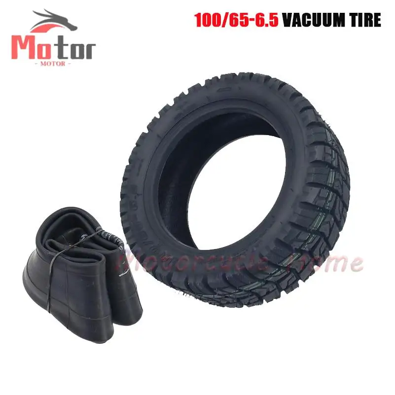 For 100/65-6.5 Electric Scooter Vacuum Wheel Tyre Tubless Tire For Tire with Tyre Valve For (90/65-6.5 Inner)