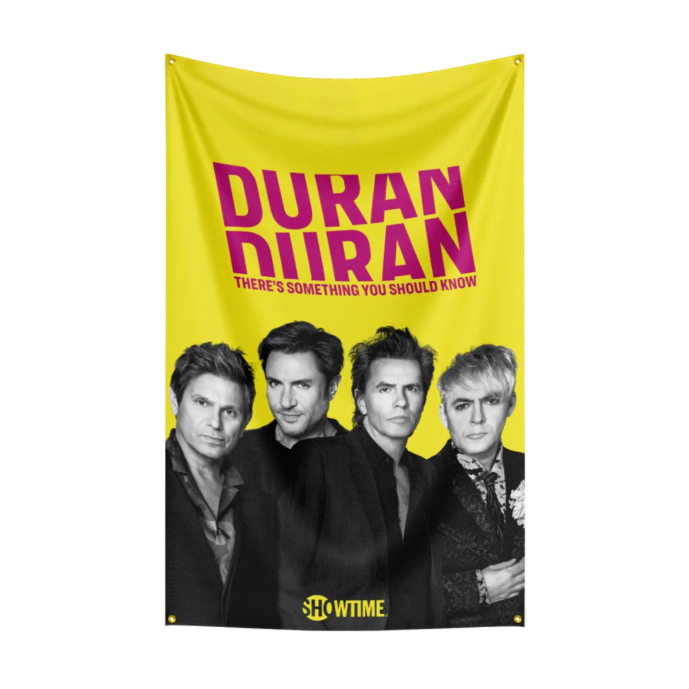 THE D-Duran Duran Flag Rock Music Band Banner   HD Printing Tapestry Exhibition, Music Band Fans, Garage Decor