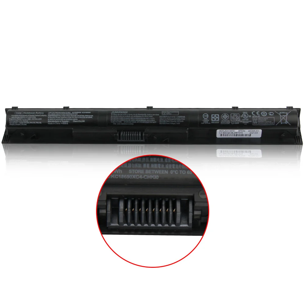 Baterai Pengganti KI04 untuk HP 800049-001 800010-421 TPN-Q160 TPN-Q158 TPN-159 TPN-Q161 TPN-Q162 HSTNN-LB6R
