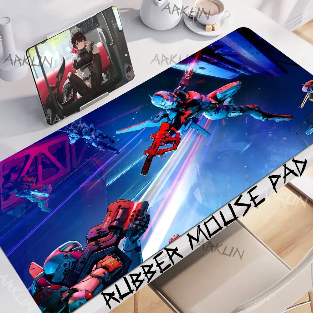 Cool First-person Shooter Video Game Fashion Metal Eden Mouse pad Large Gaming Mouse Pad XL 900X400 Gamer Computer Table Mat