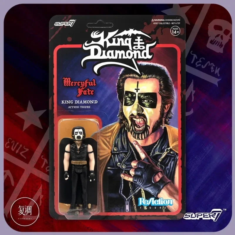 

В наличии Super7 Band Series Re фигурка Mercyful Fate Era Статуя куклы Коллекция украшения стола игрушка подарок