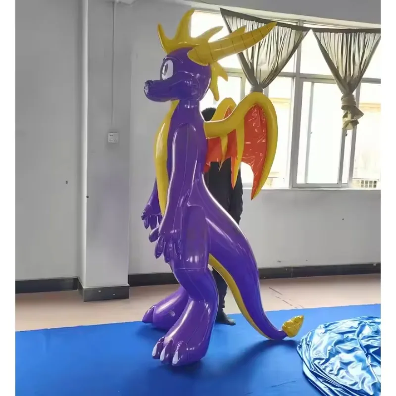 Beile, gran oferta, juguete inflable de dragón púrpura, diseño más nuevo, modelo de mascota de PVC para tamaño de promoción