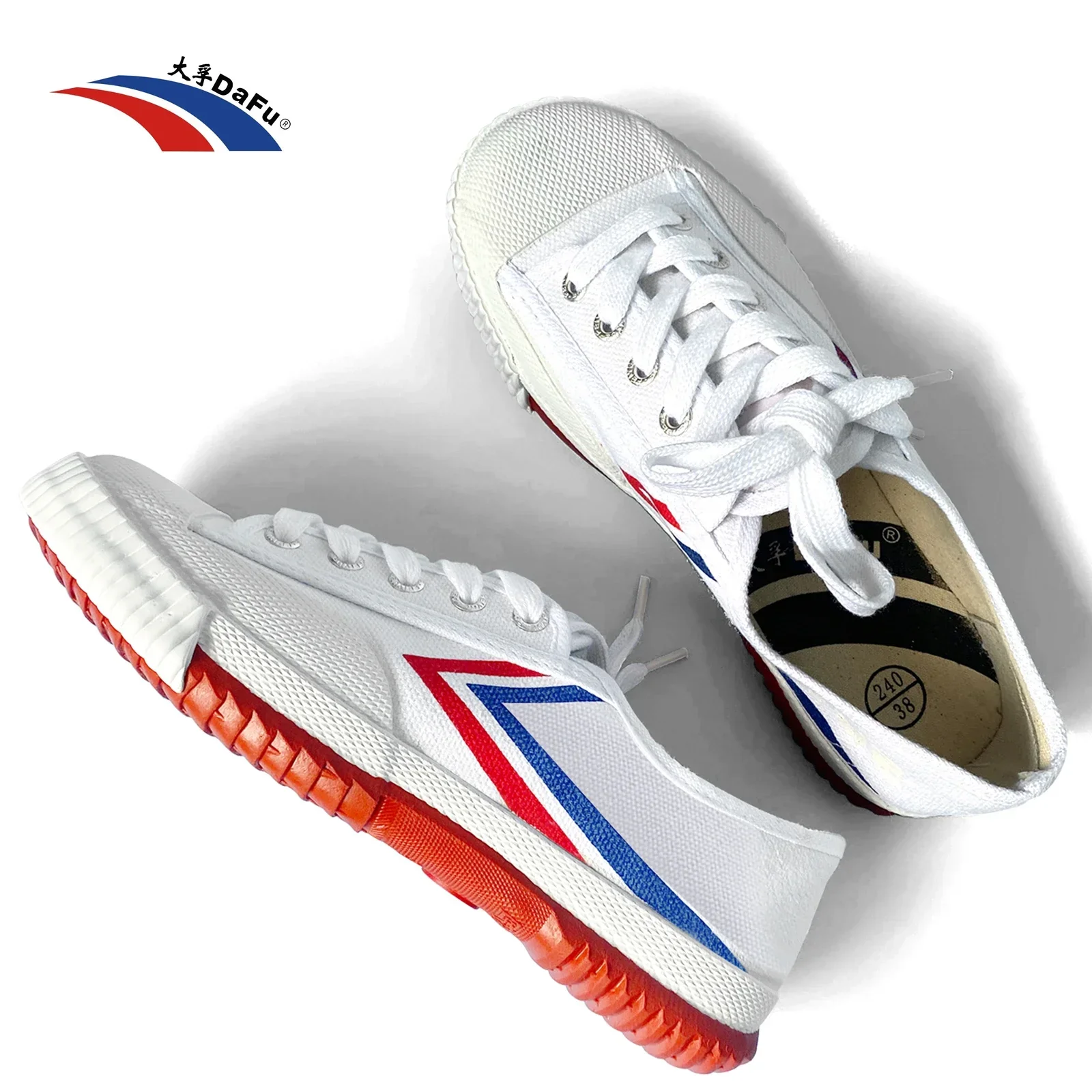 Dafu-Zapatillas originales de artes marciales, Taichi Wushu, zapatos blancos